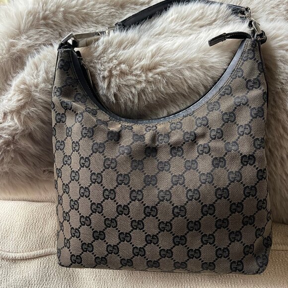 Black Canvas Gucci Purse - Picture 4 of 17